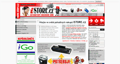 Desktop Screenshot of istore.cz