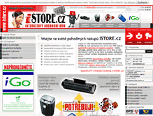 Tablet Screenshot of istore.cz